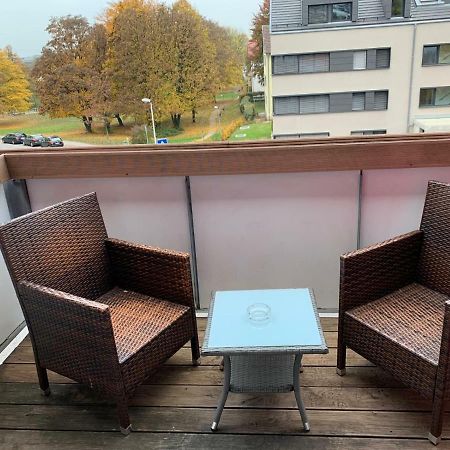 Zentrales Wg-Zimmer 1 Ravensburg, Balkon, Kaminアパートメント エクステリア 写真