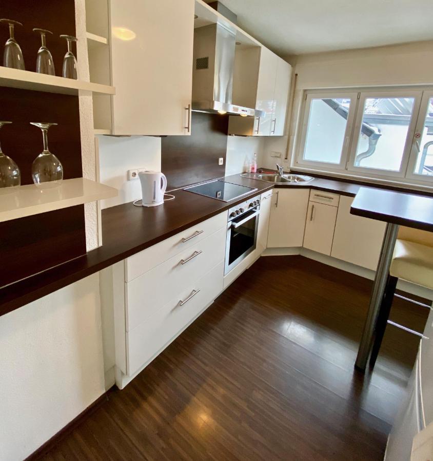 Zentrales Wg-Zimmer 1 Ravensburg, Balkon, Kaminアパートメント エクステリア 写真